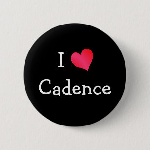 Badge Rond 5 Cm I Love Cadence