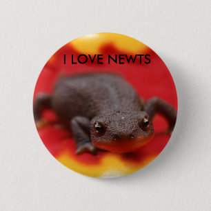 Badge Rond 5 Cm I Love Newts