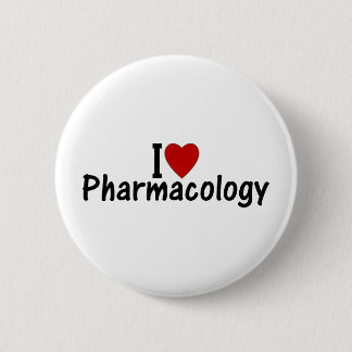 Badge Rond 5 Cm I Love Pharmacology