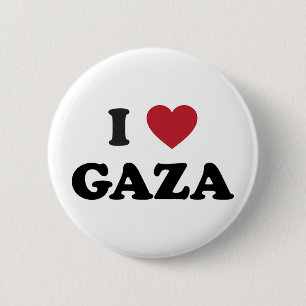 Badge Rond 5 Cm I Palestinien de Gaza de coeur