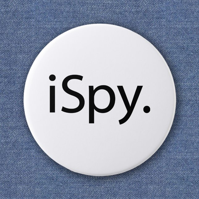 Badge Rond 5 Cm I Spy (iSpy) (Créateur téléchargé)