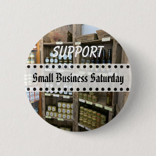 Badge Rond 5 Cm I Support Small Business Saturday Button
