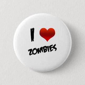Badge Rond 5 Cm I zombis de coeur