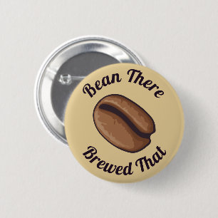 Badge Rond 5 Cm Icône de café