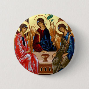 Badge Rond 5 Cm Icône de trinité