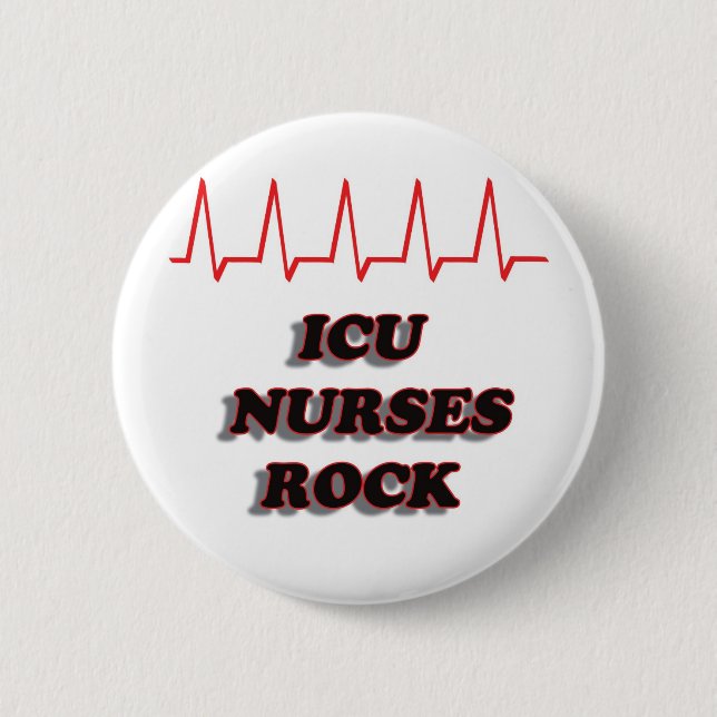 BADGE ROND 5 CM ICU SOIGNE LA ROCHE (Devant)