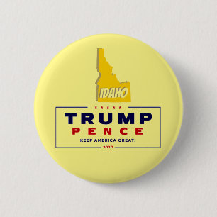 Badge Rond 5 Cm Idaho pour Trump Pence 2020