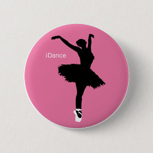 Badge Rond 5 Cm iDance (rose)