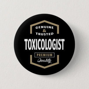 Badge Rond 5 Cm Idées cadeaux de logo toxicologue