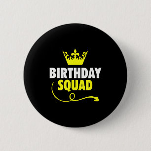 Badge Rond 5 Cm Idées de cadeau de fête de roi de couronne de band