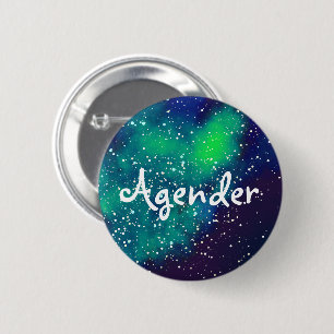 Badge Rond 5 Cm Identité Galaxie personnalisable Agender