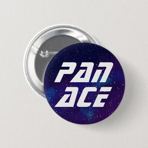 Badge Rond 5 Cm Identité personnalisable de galaxie d'as de