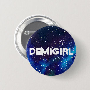 Badge Rond 5 Cm Identité personnalisable de galaxie de Demigirl