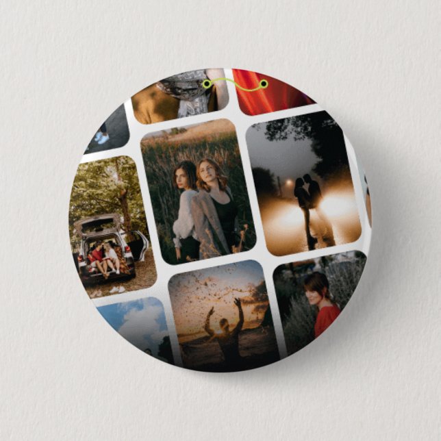 Badge Rond 5 Cm idiot (Devant)
