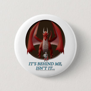 Badge Rond 5 Cm Il est derrière moi