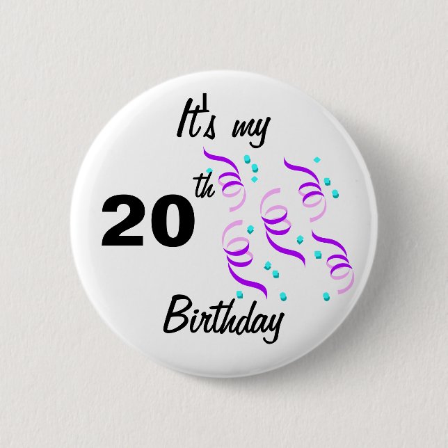 Badge Rond 5 Cm Il est mon… (Devant)