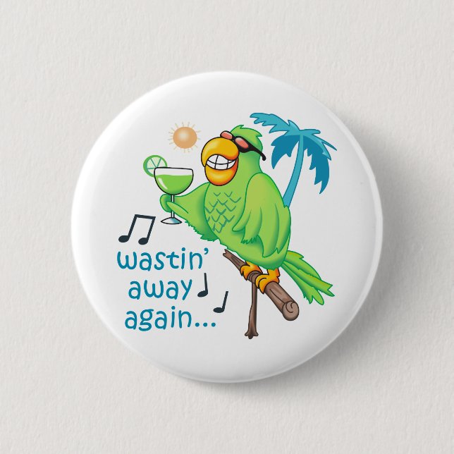 Badge Rond 5 Cm Il est parti de nouveau (Devant)