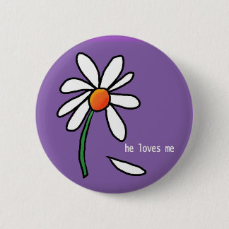 Badge Rond 5 Cm il m'aime