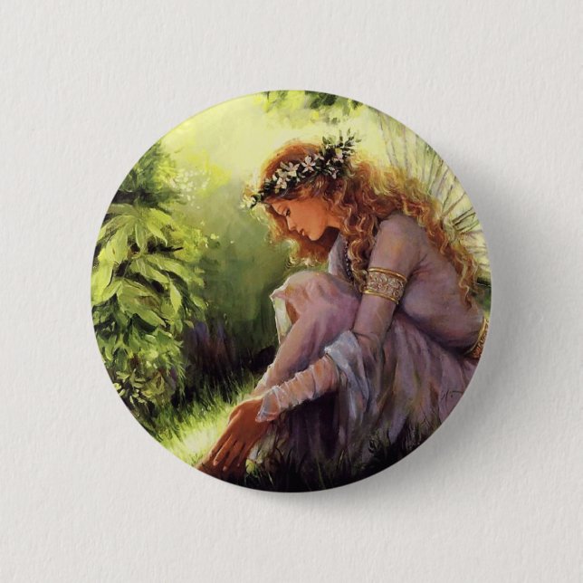 BADGE ROND 5 CM IL RÊVASSE (Devant)