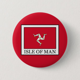 Badge Rond 5 Cm Île de Man