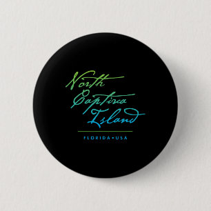 Badge Rond 5 Cm Île de North Captiva Floride