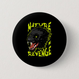 Badge Rond 5 Cm illustration d'art vectoriel panthère