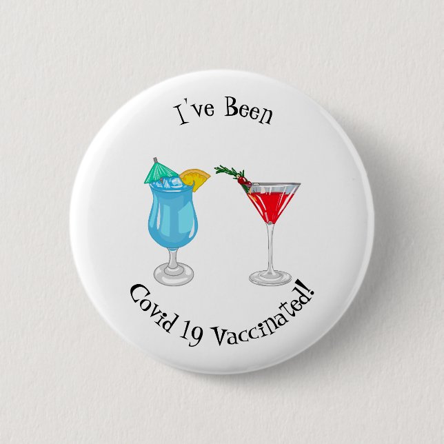 Badge Rond 5 Cm Illustration de cocktail (Devant)