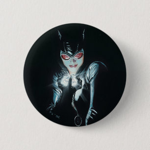 Badge Rond 5 Cm Illustration de couverture de Batman Catwoman Face