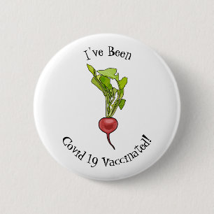Badge Rond 5 Cm Illustration de dessin Radish