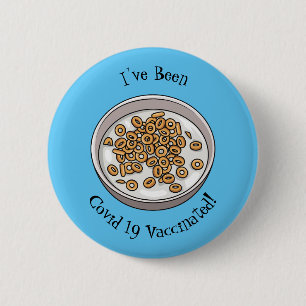 Badge Rond 5 Cm Illustration de dessin sur les céréales