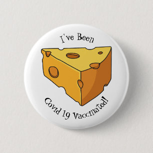 Badge Rond 5 Cm Illustration de fromage