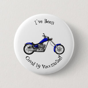 Badge Rond 5 Cm Illustration de la moto à hélico