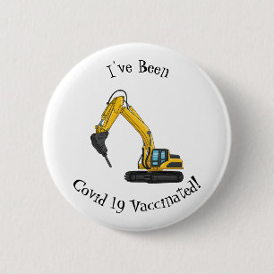 Badge Rond 5 Cm Illustration de la pelle de rupture