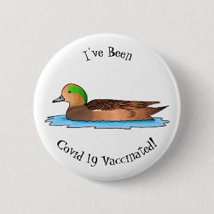 Badge Rond 5 Cm Illustration de l'esturgeon américain