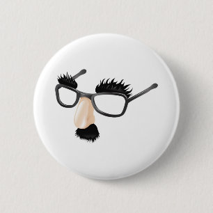 Badge Rond 5 Cm Illustration drôle de déguisement