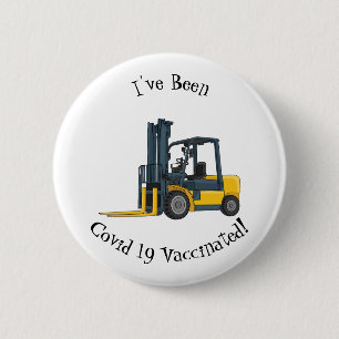 Badge Rond 5 Cm Illustration du chariot élévateur