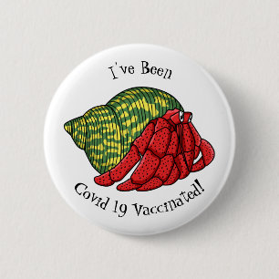 Badge Rond 5 Cm Illustration du crabe mignon