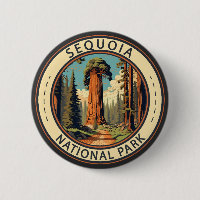 Illustration du parc national Sequoia Art de voyag