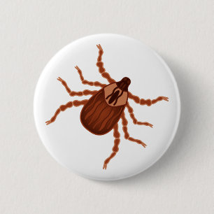 Badge Rond 5 Cm Illustration d'un coup de pied réaliste
