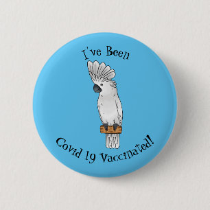 Badge Rond 5 Cm Illustration d'un oiseau de cobaye-parapluie