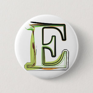 Badge Rond 5 Cm Illustration organique de police