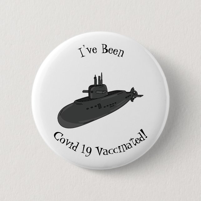 Badge Rond 5 Cm Illustration sous-marine (Devant)