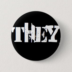 Badge Rond 5 Cm "Ils" est mon pronom