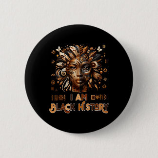 Badge Rond 5 Cm Im Black History Mois Pride Melanin Femmes africai