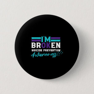 Badge Rond 5 Cm Im Ok Fractionné _ Sensibilisation à la prévention