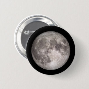 Badge Rond 5 Cm Image de la NASA pleine lune