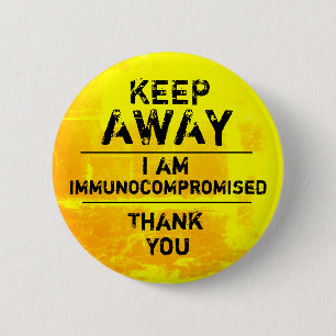 Badge Rond 5 Cm Immunocompromis
