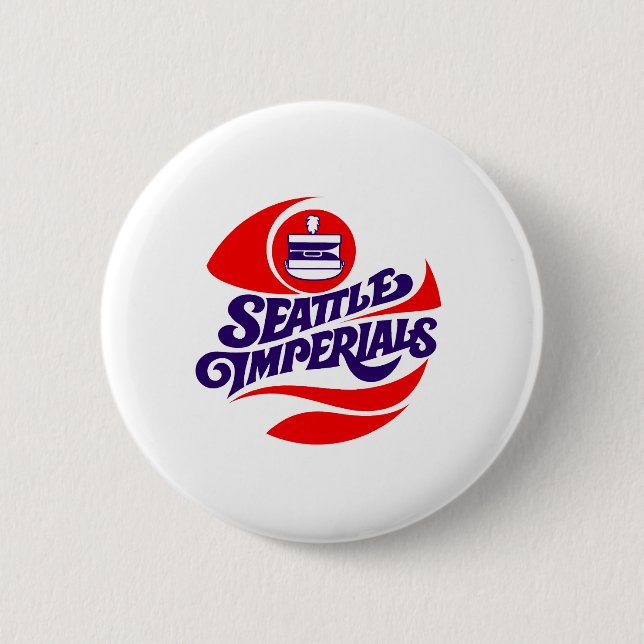 Badge Rond 5 Cm Impérial de Seattle (Devant)