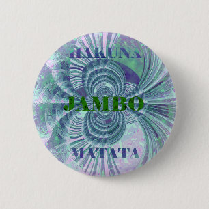 Badge Rond 5 Cm Impression d'art Aurora Matata