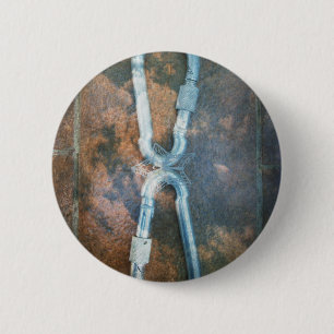 Badge Rond 5 Cm Impression d'art Carabiners liés